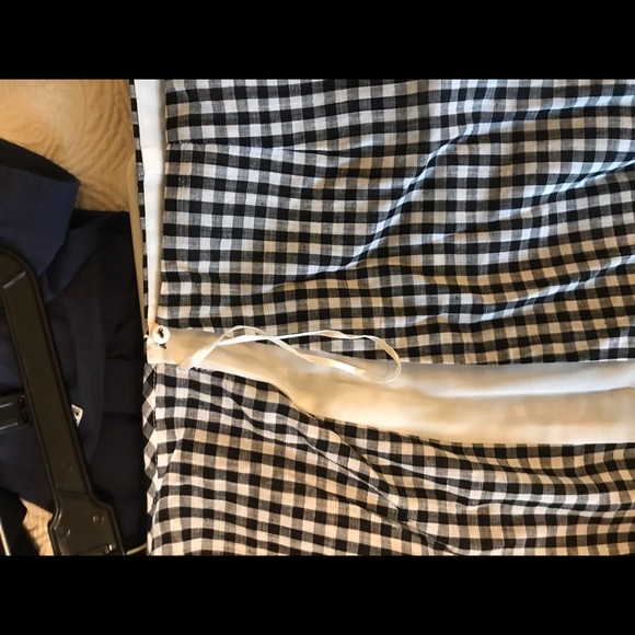 NWOT Wild Honey Gingham Wrap Mini-Skirt - Picture 3 of 4